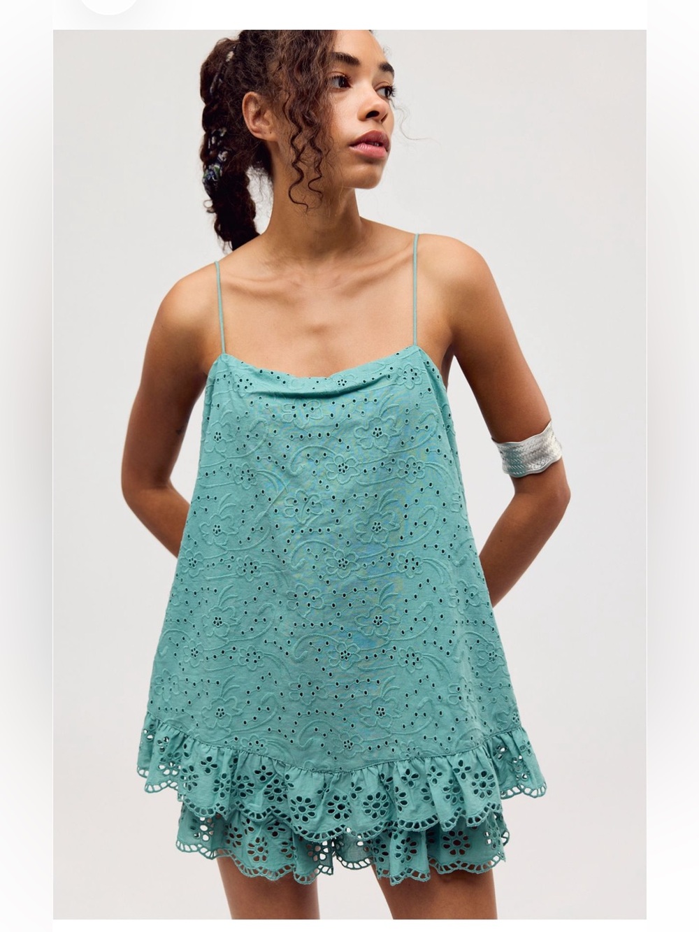 Free People Eyelet Joy Ride Romper